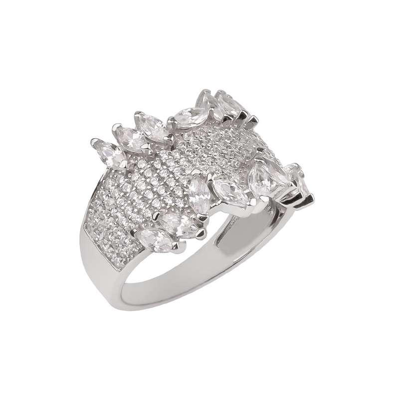 انگشتر نقره زنانه مدل 21536