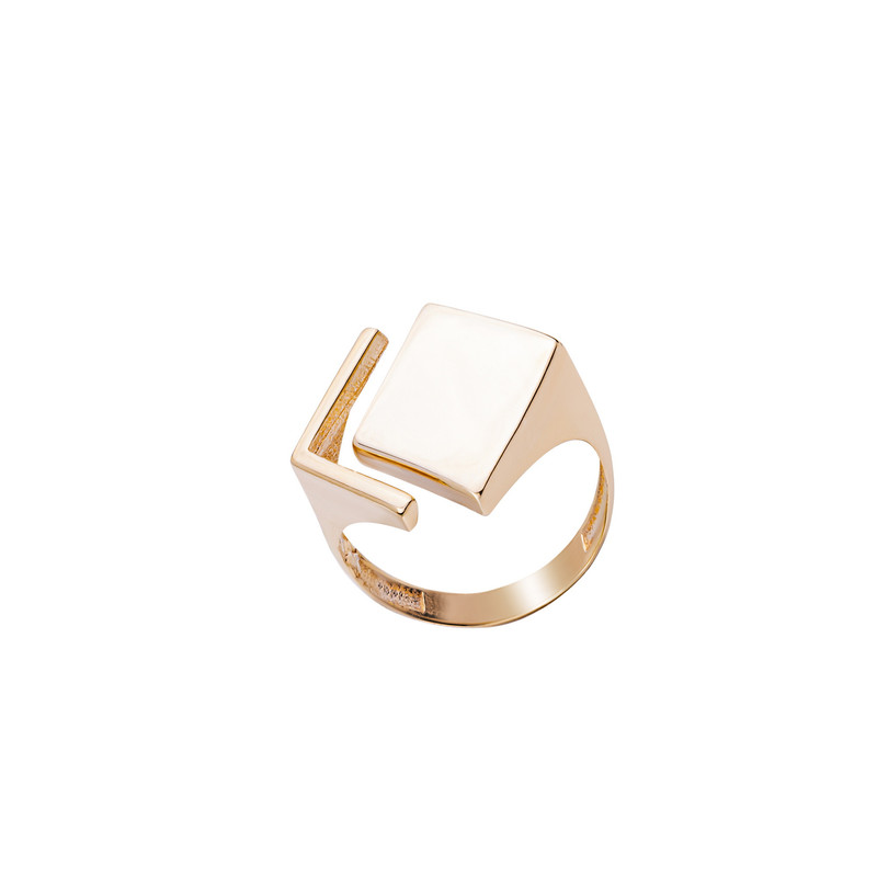 انگشتر طلا 18 عیار زنانه نیکان گلد مدل 112388 سایز 55