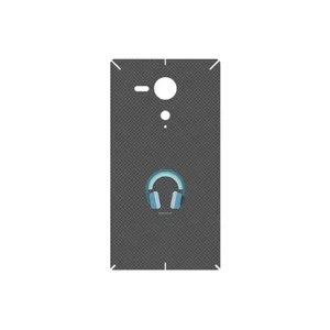MAHOOT Minimal Headphone Icon Cover Sticker for Sony Xperia SP