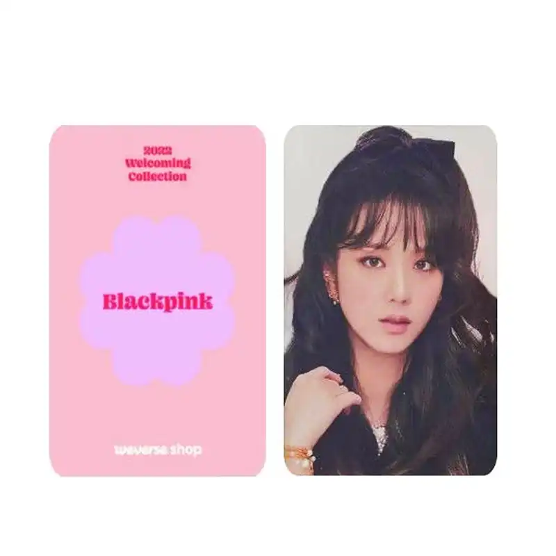 استیکر کارت مدل PH-465 طرح فتوکارت گروه بلک پینک بسته 4 عددی