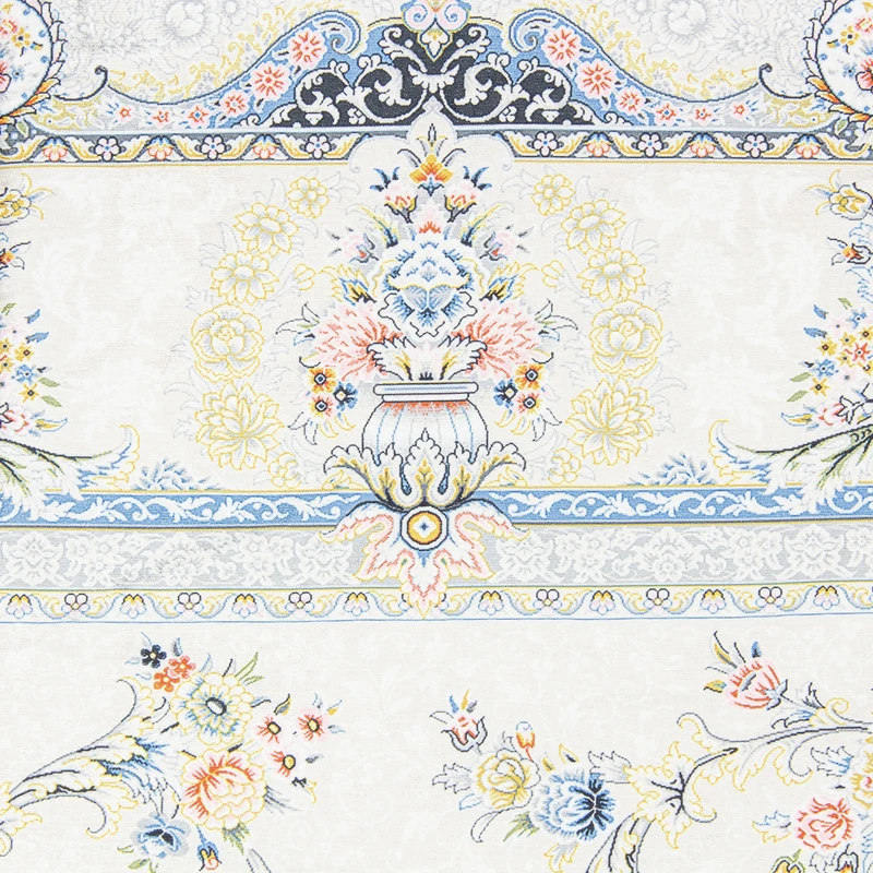 عکس شماره 3 : روفرشی مدل مخمل شانل کشدار کد r-1002 زمینه طوسی