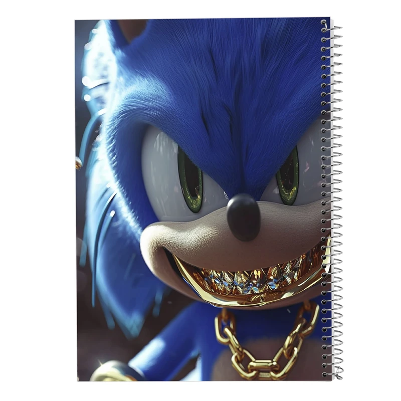 دفتر مشق 100 برگ مدوپد مدل سونیک sonic کد DF13435