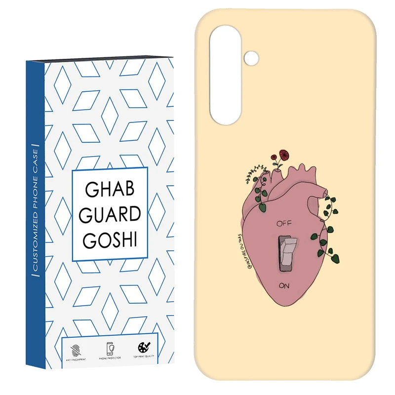 کاور قاب گارد گوشی طرح قلب کد Dimo-306 مناسب برای گوشی موبایل سامسونگ Galaxy S23 Fe