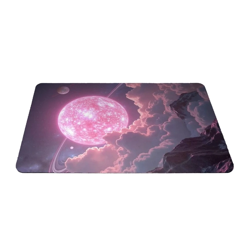 ماوس پد مدل ماه صورتی سایز 24x37 سانتی متر
