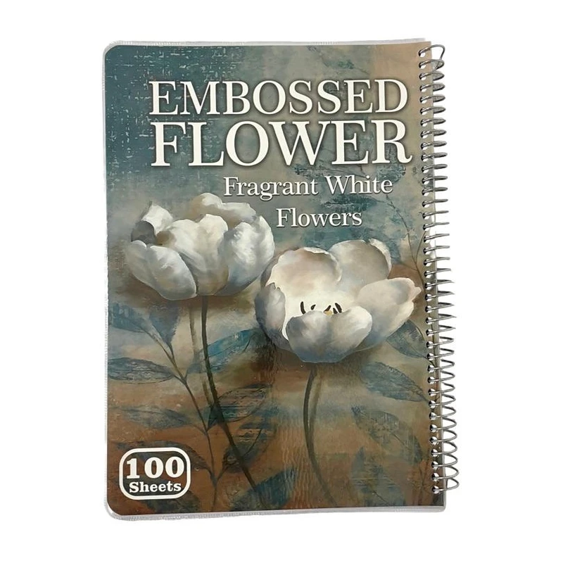 دفتر مشق 100 برگ مدل گل کد 45