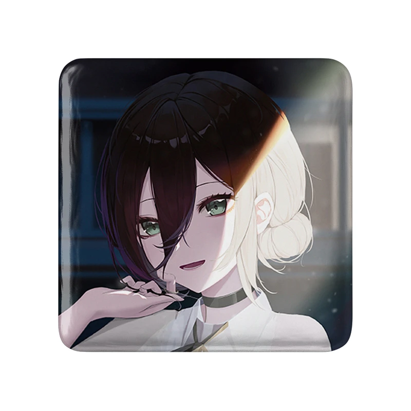 مگنت خندالو طرح ریزه انیمه مرد اره ای Chainsaw Man  مدل مربعی کد 23173