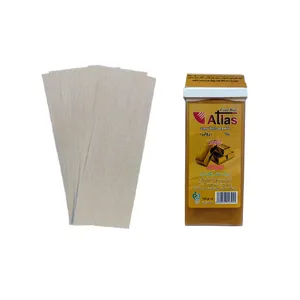 موم موبر اطلس مدل طلا حجم 100 میلی لیتر به همراه پد اپیلاسیون بسته 10 عددی 