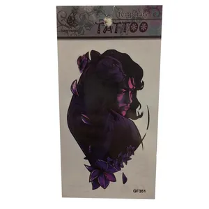 تتو موقت طرح دختر و پلنگ کد 351