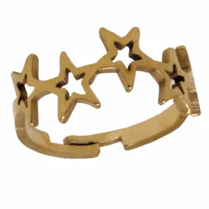 بند انگشتی زنانه طرح ستاره کد RKH_847