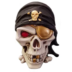 مجسمه مدل اسکلت دزد دریایی کد 10