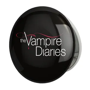 آینه جیبی خندالو طرح خاطرات یک خون آشام The Vampire Diaries مدل تاشو کد 20245 