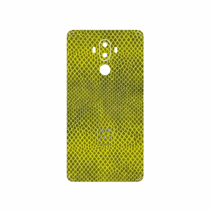 برچسب پوششی ماهوت مدل Yellow Snake Skin مناسب برای گوشی موبایل هوآوی Mate 9