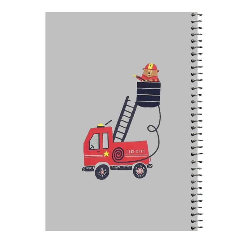 دفتر مشق 80 برگ اس جی مدل خرس آتش نشان   