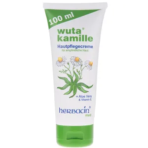 کرم ضد چروک هرباسین مدل Wuta Kamille AloeVera حجم 100 میلی لیتر