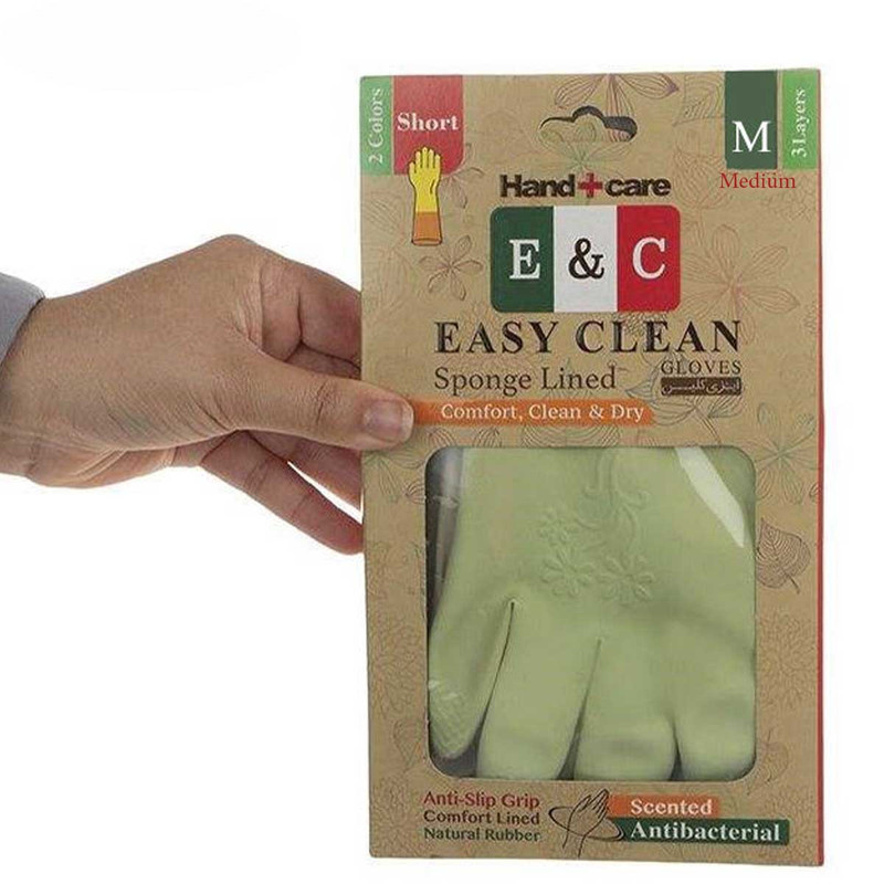 دستکش آشپزخانه ایزی کلین مدل Sponge Lined کد M-Sh