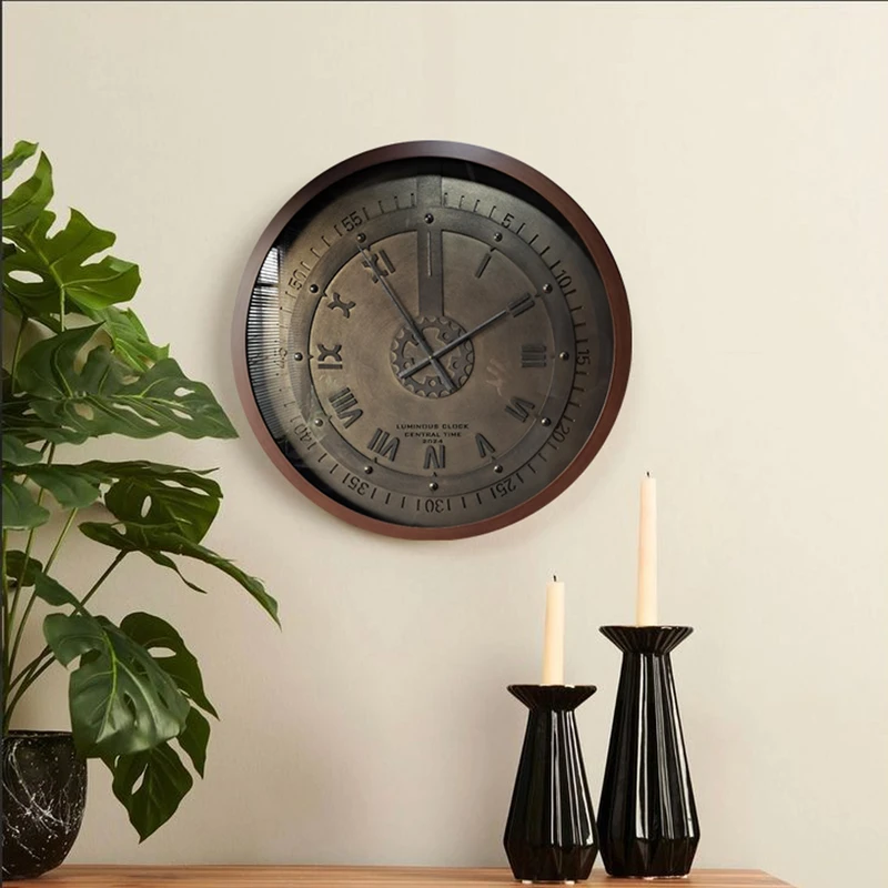 ساعت دیواری کوارتز مدل لومینس کد 75GOLD