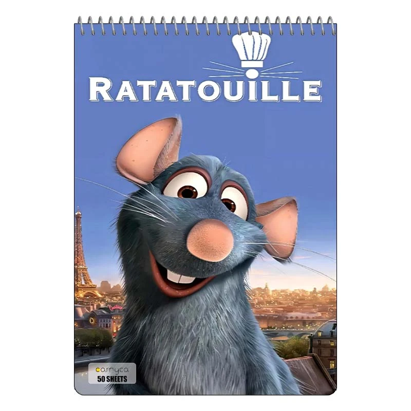 دفتر نقاشی 50 برگ سیمی کارنیکا طرح Ratatouille کد 26915