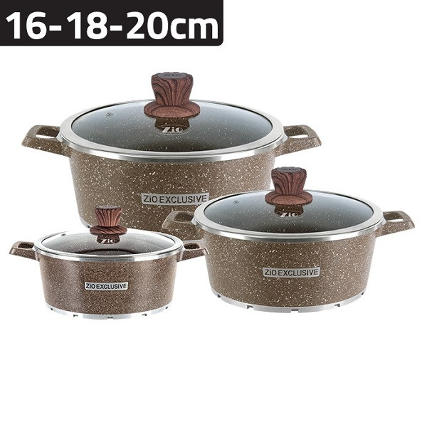 سرویس پخت و پز 6 پارچه زیو مدل Z-8400-20