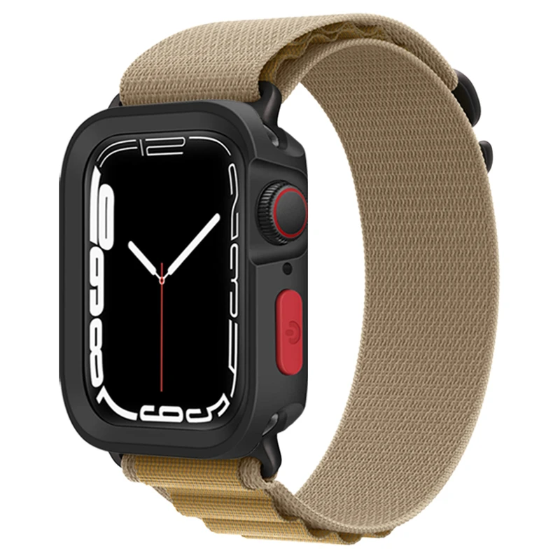 بند اسپریگ مدل Alpine Bbuckle BL-Amizze مناسب برای اپل واچ Series 9 45mm به همراه کاور