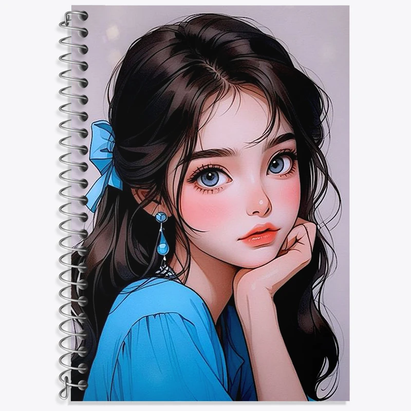 دفتر لغت 50 برگ خندالو طرح دخترانه کد N2136