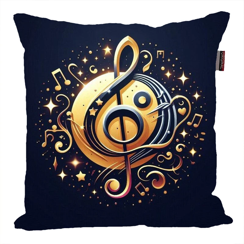 کوسن ناریکو مدل فانتزی طرح آیکون موزیک موسیقی کد 06170