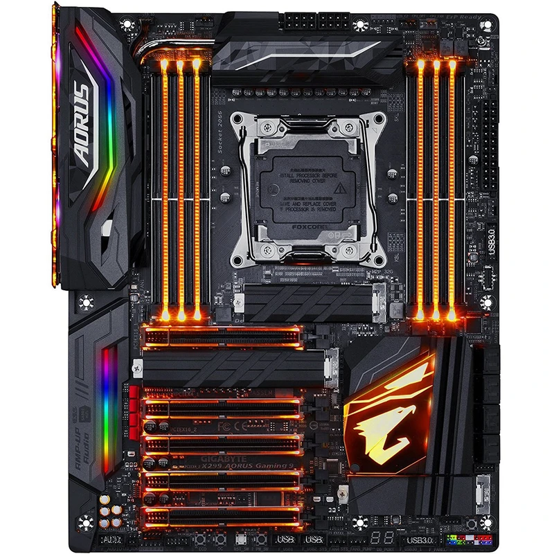 مادربرد گیگابایت مدل X299 AORUS Gaming 9 (rev. 1.0)