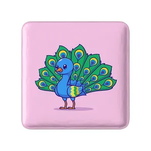 مگنت خندالو مدل حیوانات بامزه طاووس کد 29683
