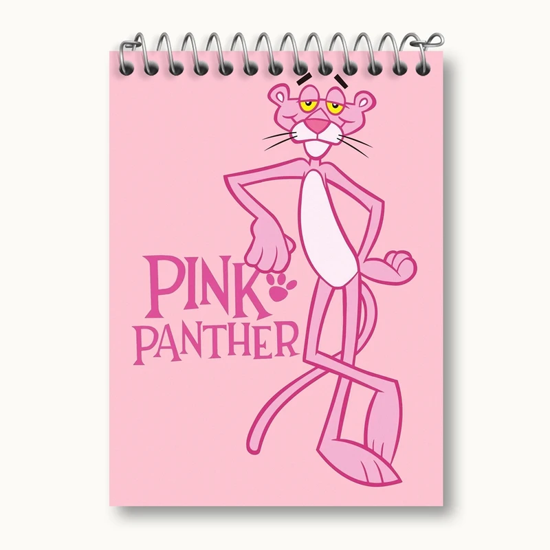 دفتر یادداشت 50 برگ خندالو مدل پلنگ صورتی Pink Panther کد 1397