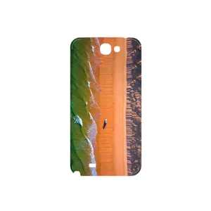 MAHOOT Beach and Green Sea Cover Sticker for Samsung Galaxy Note 2