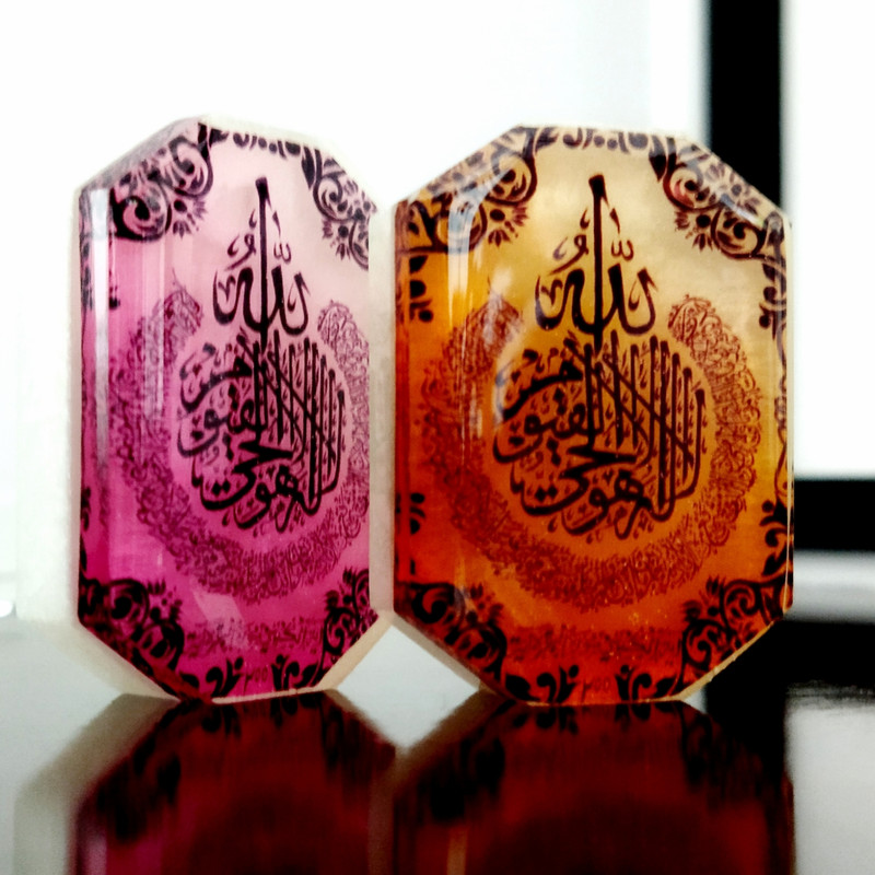 گردنبند مدل آیت‌الکرسی شب‌تاب کد BC160