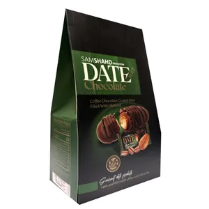خرما شکلاتی قهوه با مغز بادام سام شهد - 250گرم