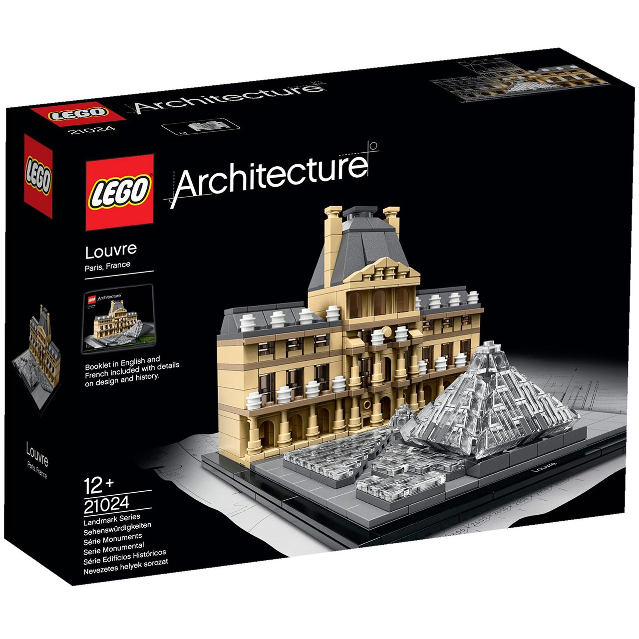 لگو سری Architecture مدل Louvre 21024