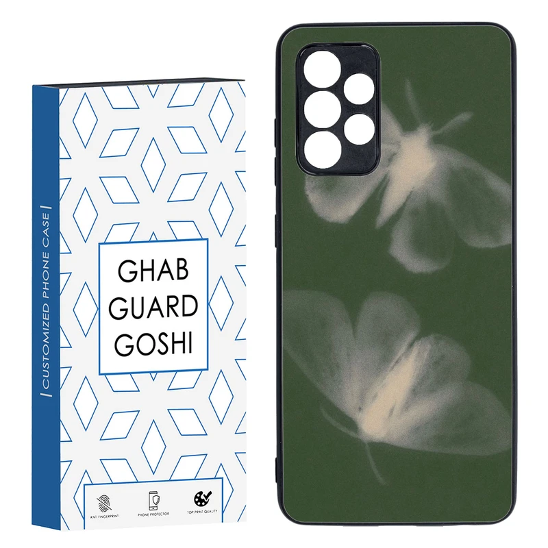 کاور قاب گارد گوشی طرح پروانه کد TPU-167 مناسب برای گوشی موبایل سامسونگ Galaxy A52