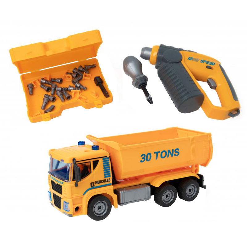 ماشین بازی ناب سل مدل کامیون کمپرسی دریل دار