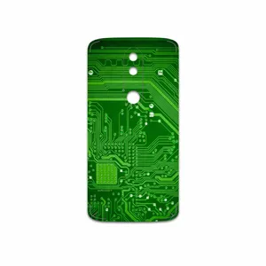 MAHOOT Green Printed Circuit Board Cover Sticker for Motorola Moto X Force
