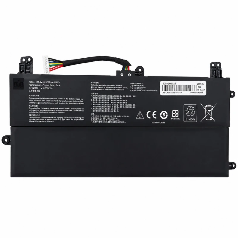 باتری لپ‌تاپ 6 سلولی دابل ام مدل C41N2102 مناسب برای لپ تاپ ROG Flow Z13 		