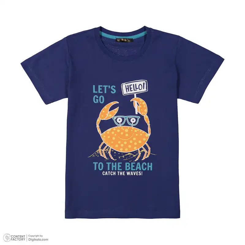 ست تی شرت و شلوارک پسرانه اوزکان مدل 4318183