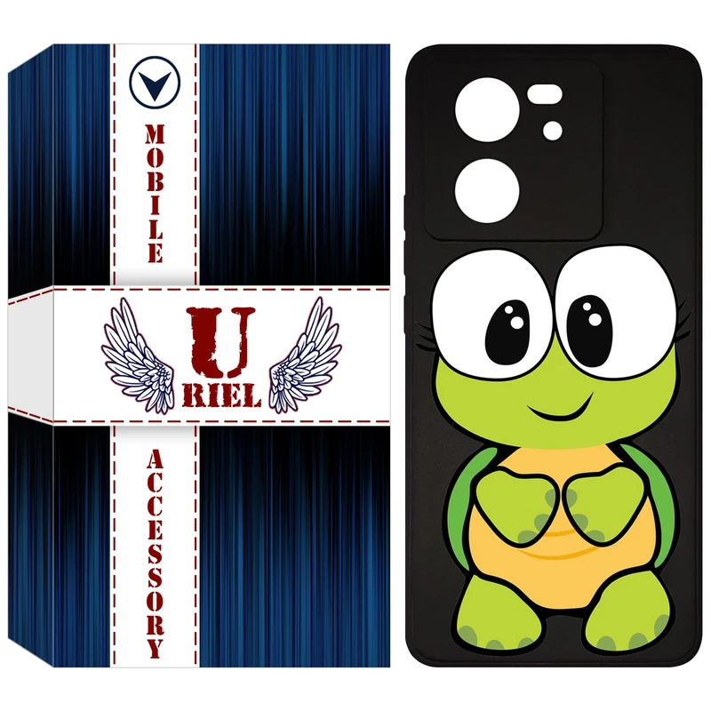 کاور یوریل قاب مدل KSH کد 59 طرح لاکپشت مناسب برای گوشی موبایل شیائومی 13T / 13T Pro / Redmi K60 Ultra