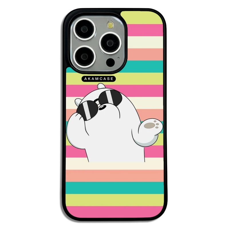 کاور آکام مدل AMCWA15PRO-BARE BEAR11 مناسب برای گوشی موبایل اپل iPhone 15 Pro