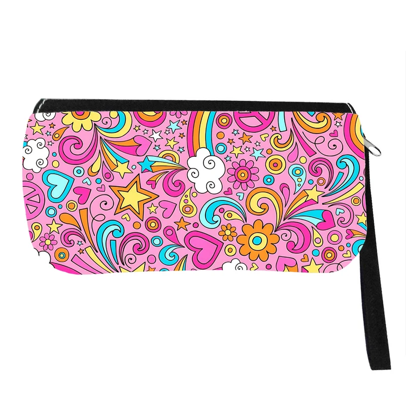 جامدادی پاد آفرین مدل فانتزی طرح گل گلی کد p808