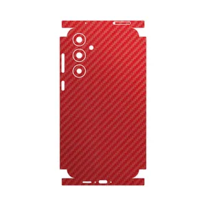 MAHOOT Red-Fiber-FullSkin Cover Sticker for Samsung Galaxy A55