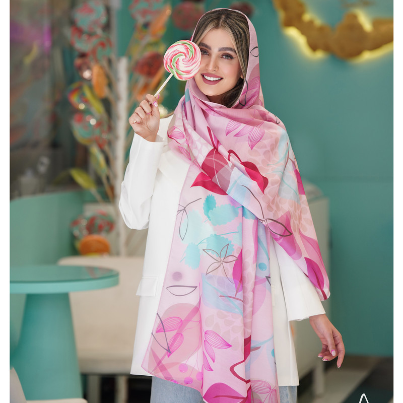 شال زنانه مدل  نخ بهاره مزونی کد ana-1465