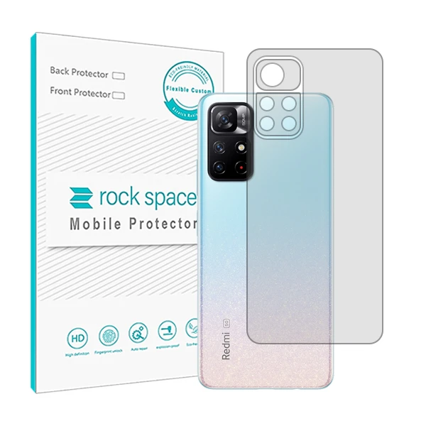 محافظ پشت گوشی شفاف راک اسپیس مدل HyGEL مناسب برای گوشی موبایل  شیائومی Redmi Note 11S 5G