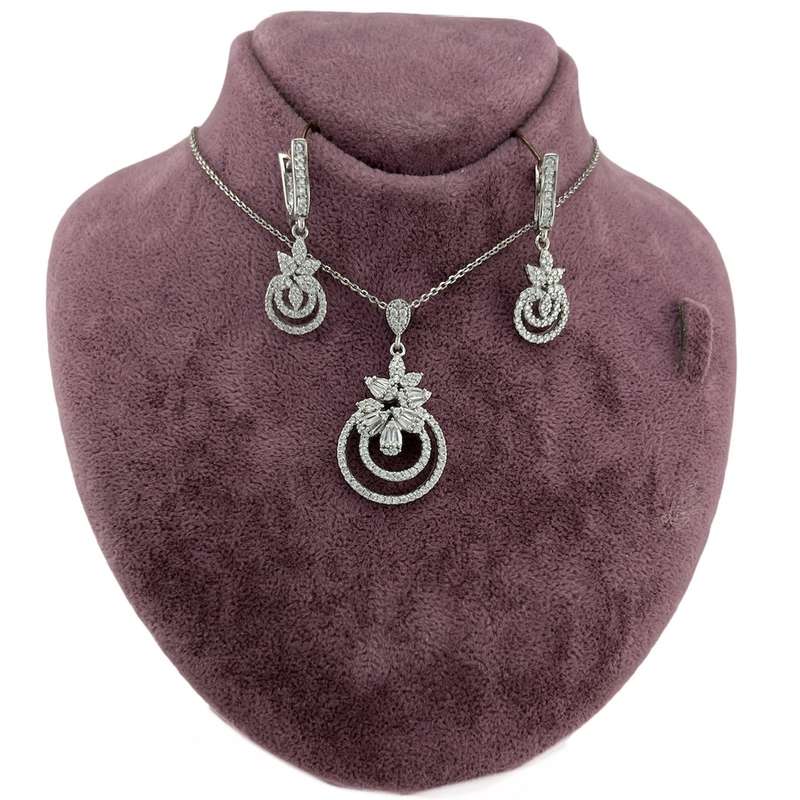 نیم ست نقره زنانه مدل ونوس