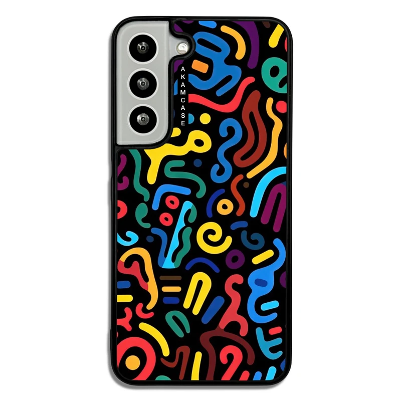 کاور آکام مدل AMC-WSGS22-DOODLE20 مناسب برای گوشی موبایل سامسونگ Galaxy S22