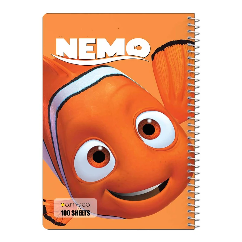 دفتر مشق 100 برگ سیمی کارنیکا طرح در جستجوی نمو Finding Nemo کد 93140