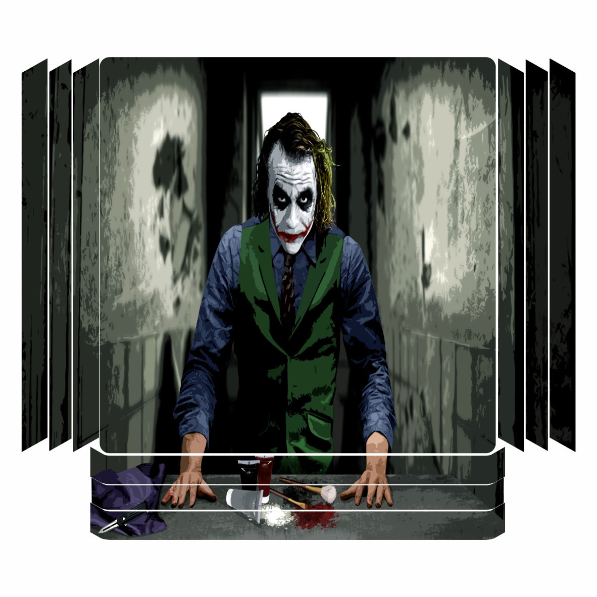 برچسب پلی استیشن ۴ پرو مدل Joker