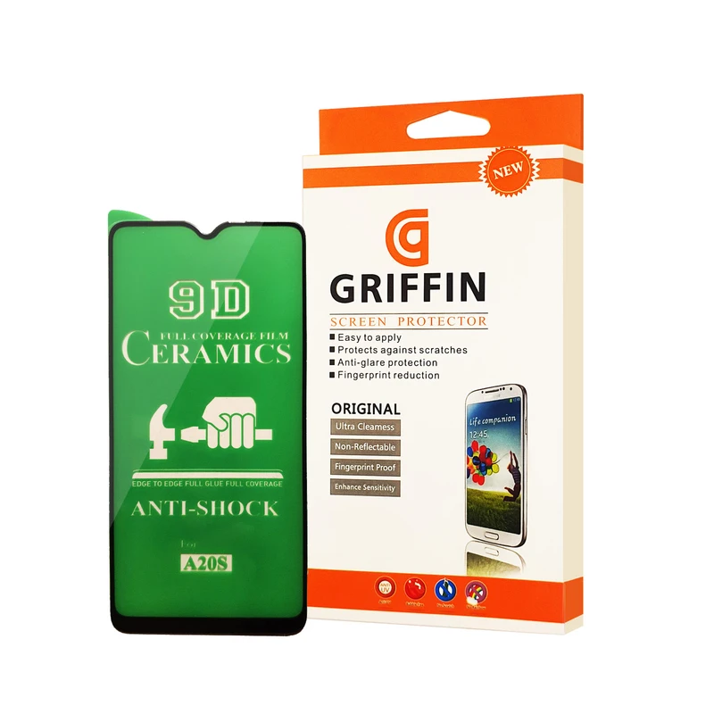 محافظ صفحه نمایش سرامیکی گریفین مدل FLCRG GN pl مناسب برای گوشی موبایل سامسونگ Galaxy A20s