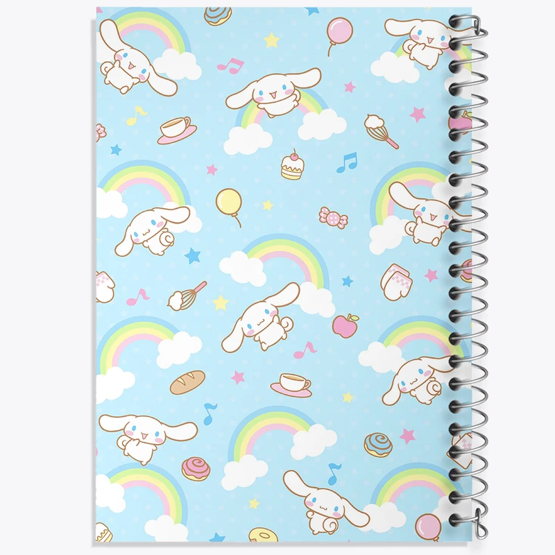 دفتر نقاشی 50 برگ خندالو طرح سینامونرول هلو کیتی کد N4236