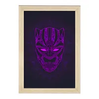 تابلو خندالو مدل پلنگ سیاه (Black Panther) کد F7455